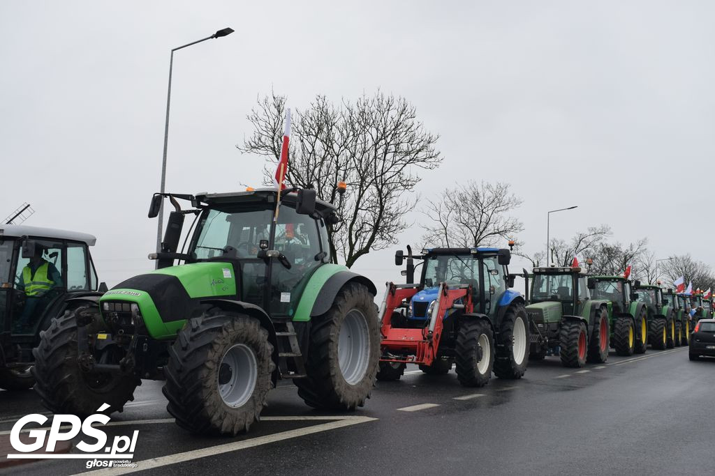 Protest rolników - Koszuty 20.02.2024 r.
