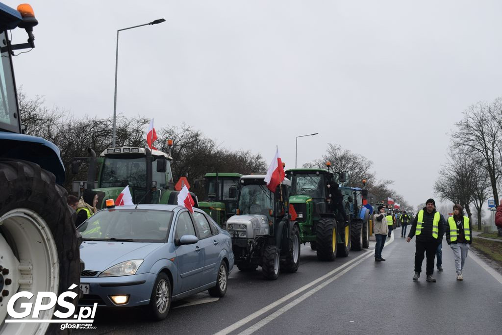 Protest rolników - Koszuty 20.02.2024 r.
