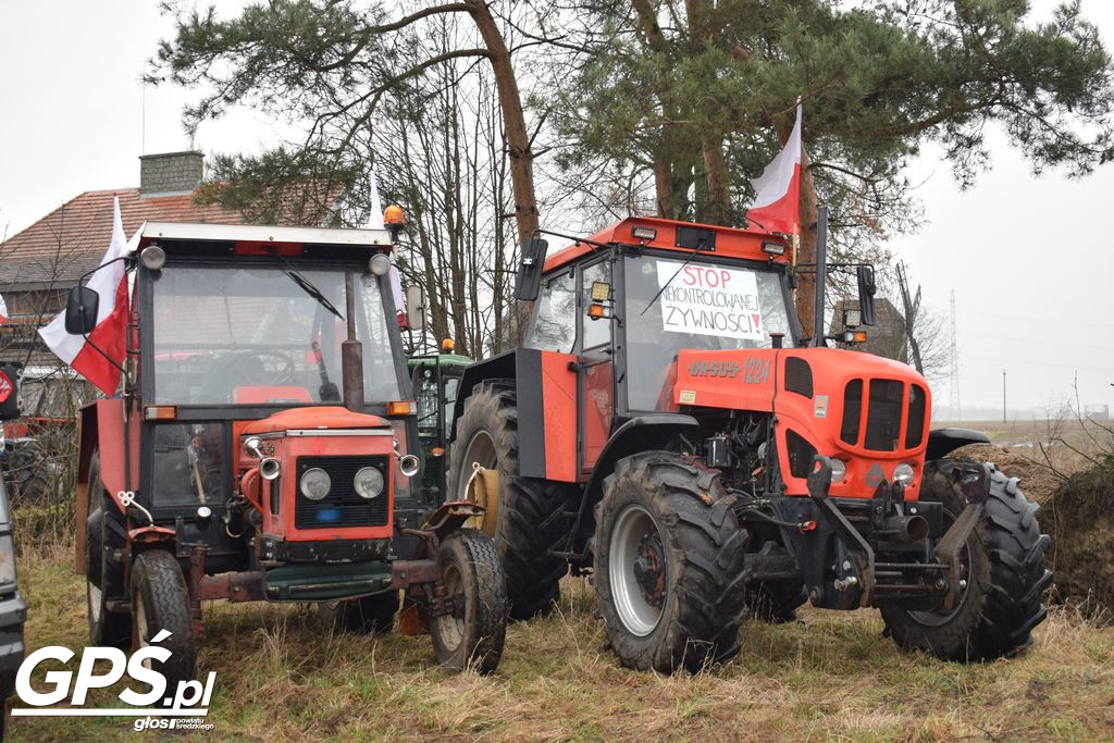 Protest rolników - Koszuty 20.02.2024 r.