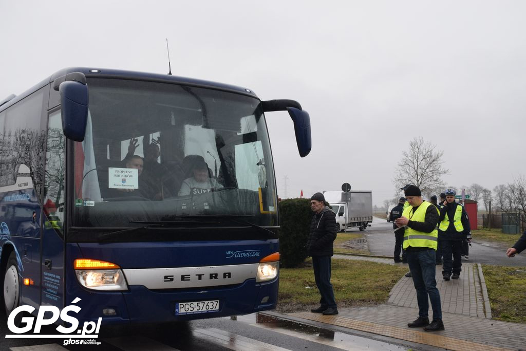 Protest rolników - Koszuty 20.02.2024 r.