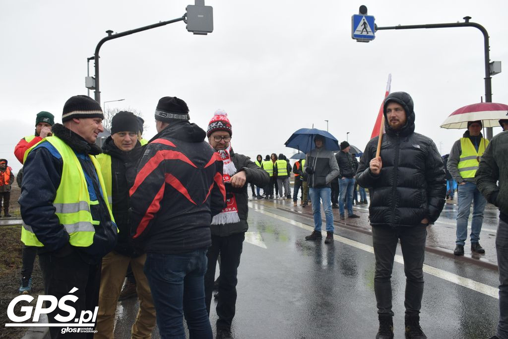 Protest rolników - Koszuty 20.02.2024 r.