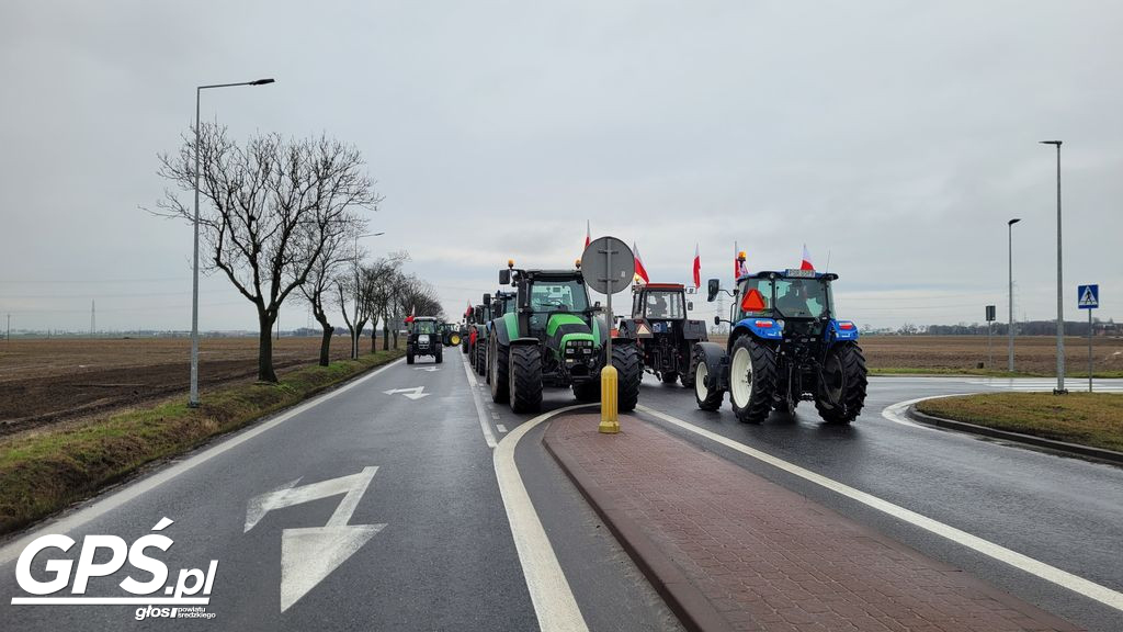 Protest rolników - Koszuty 20.02.2024 r.