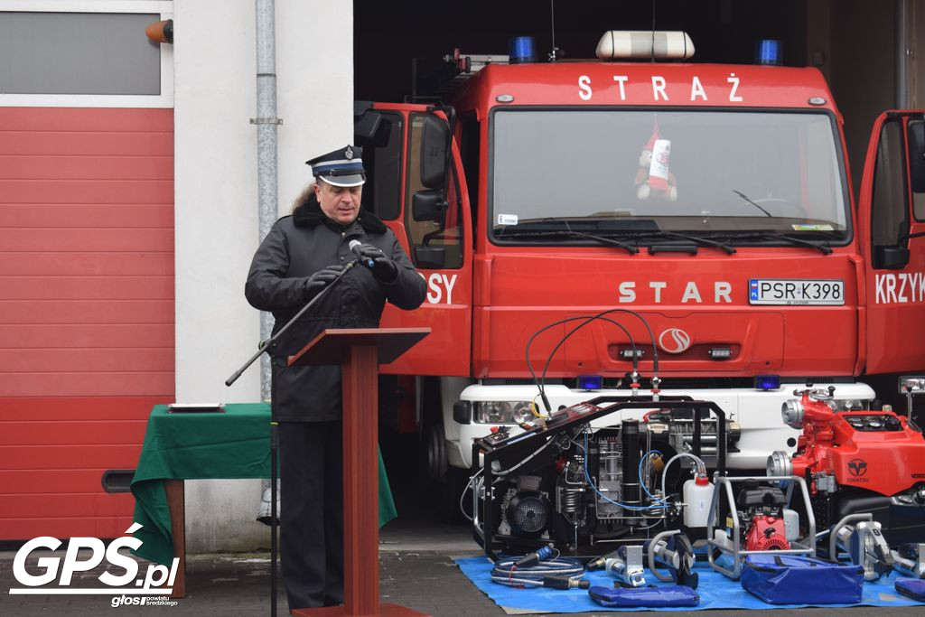 Włączenie do podziału bojowego wozu OSP Krzykosy