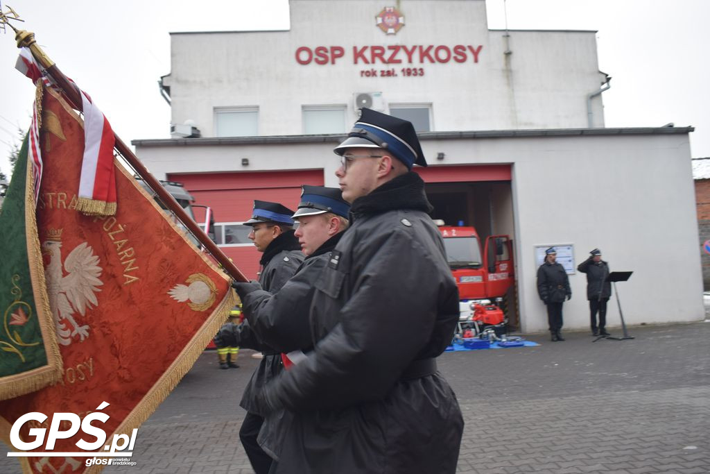 Włączenie do podziału bojowego wozu OSP Krzykosy