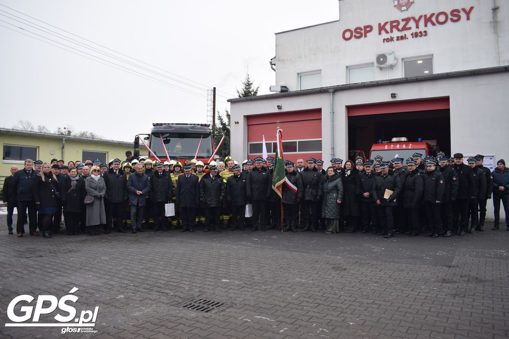 Włączenie do podziału bojowego wozu OSP Krzykosy