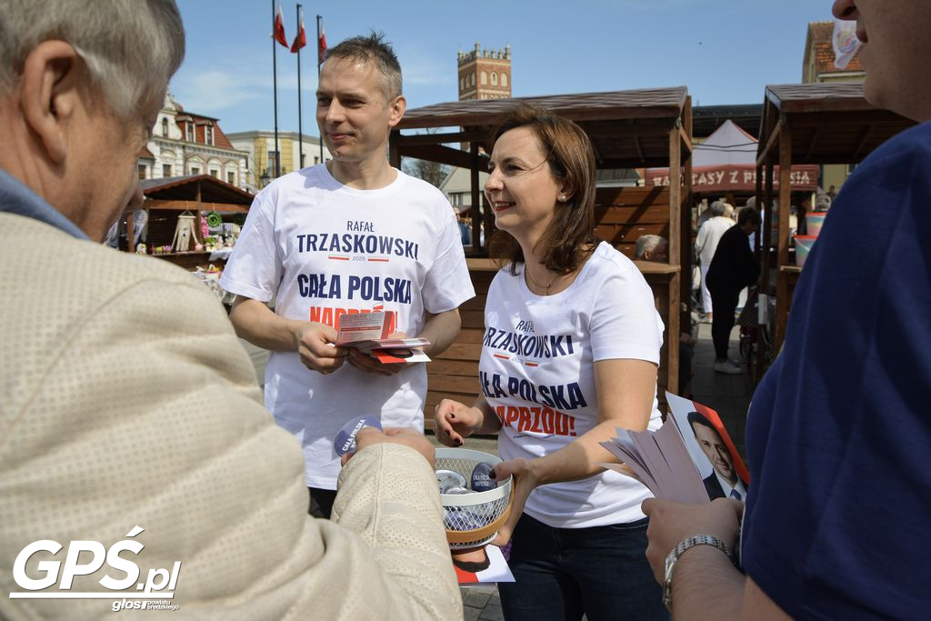 Wizyta komitetu wsparcia Rafała Trzaskowskiego w Środzie