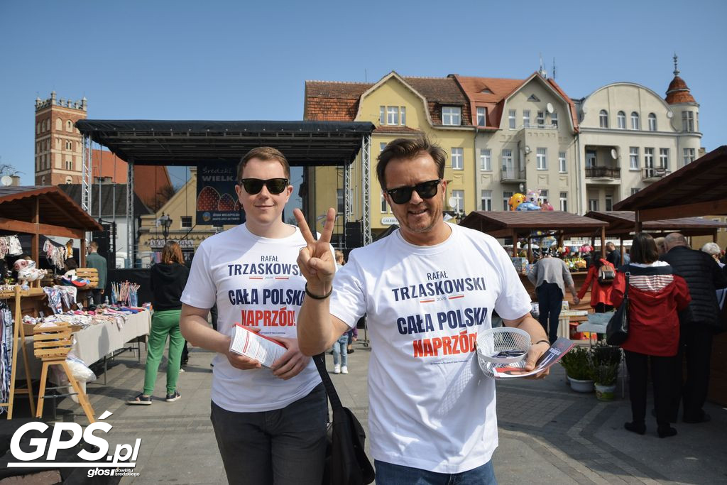 Wizyta komitetu wsparcia Rafała Trzaskowskiego w Środzie