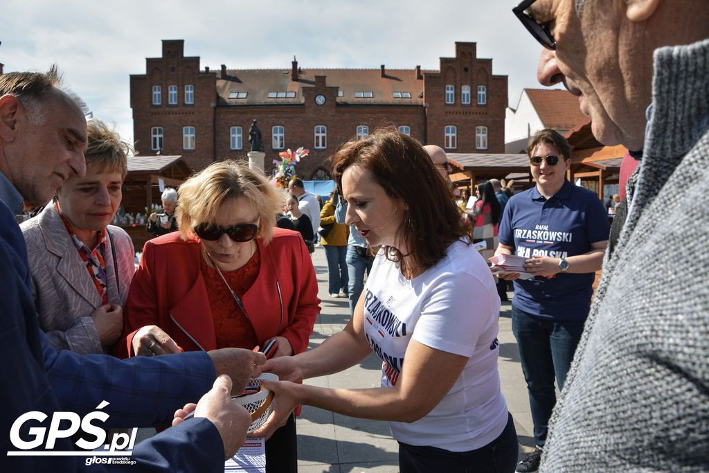 Wizyta komitetu wsparcia Rafała Trzaskowskiego w Środzie