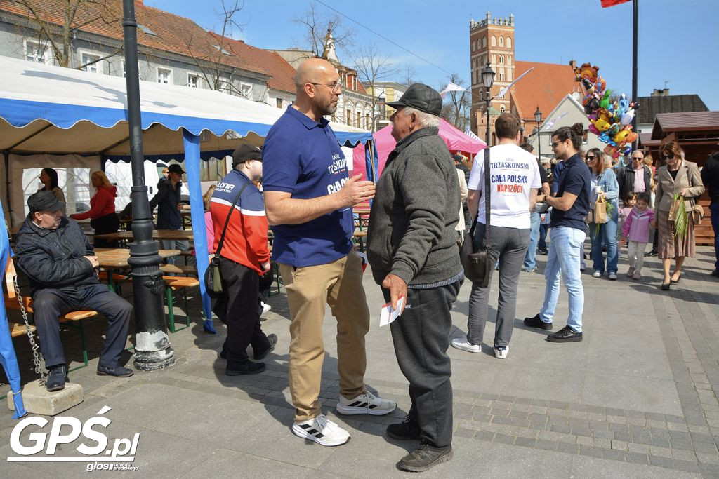 Wizyta komitetu wsparcia Rafała Trzaskowskiego w Środzie