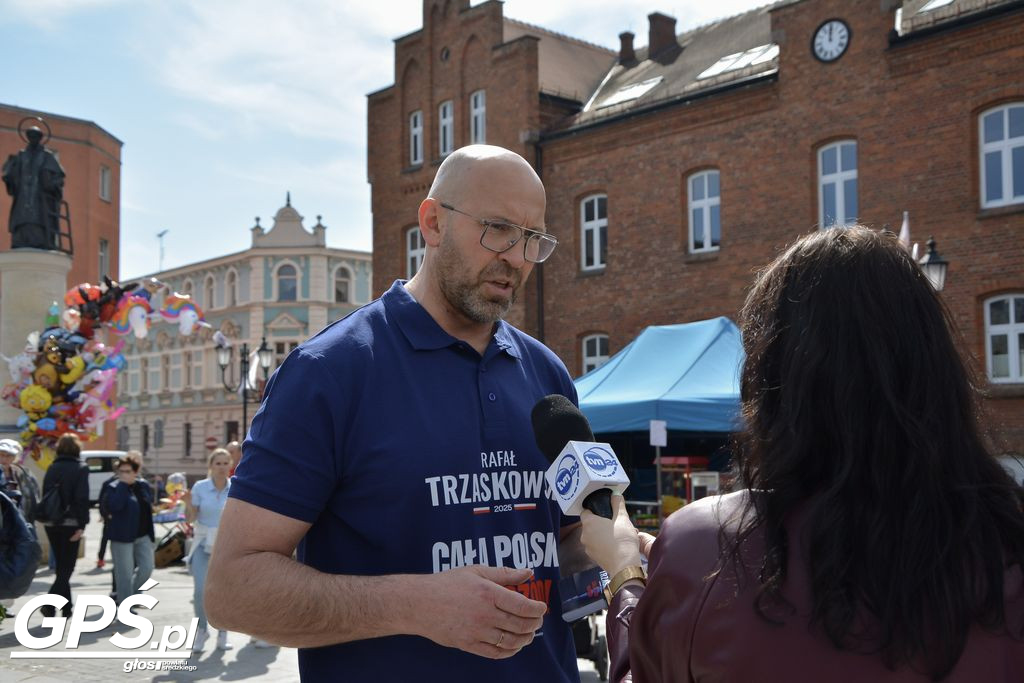 Wizyta komitetu wsparcia Rafała Trzaskowskiego w Środzie