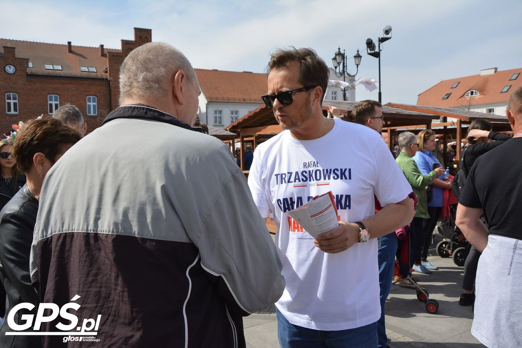 Wizyta komitetu wsparcia Rafała Trzaskowskiego w Środzie