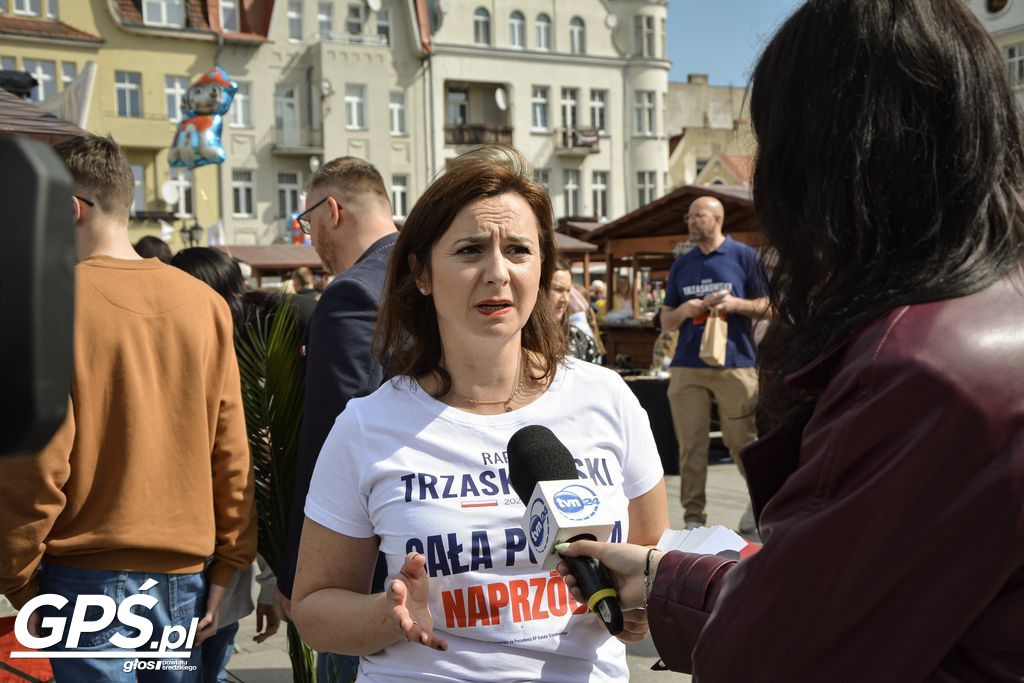 Wizyta komitetu wsparcia Rafała Trzaskowskiego w Środzie