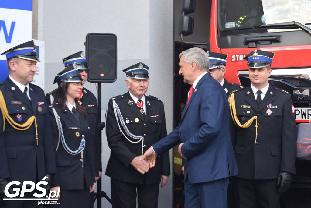 Przekazanie wozów dla OSP Miłosław i OSP Mikuszewo