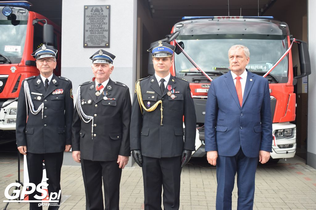 Przekazanie wozów dla OSP Miłosław i OSP Mikuszewo