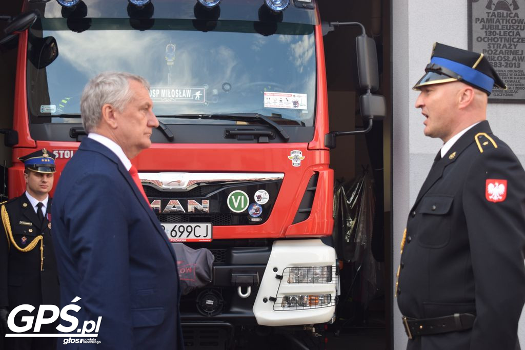 Przekazanie wozów dla OSP Miłosław i OSP Mikuszewo