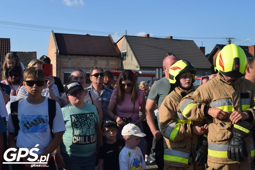 Powitanie samochodu-drabiny dla OSP Pięczkowo