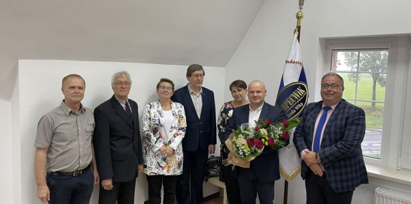   Nowy wiceprezes spółki (drugi z prawej) Fot. MPECWiK 