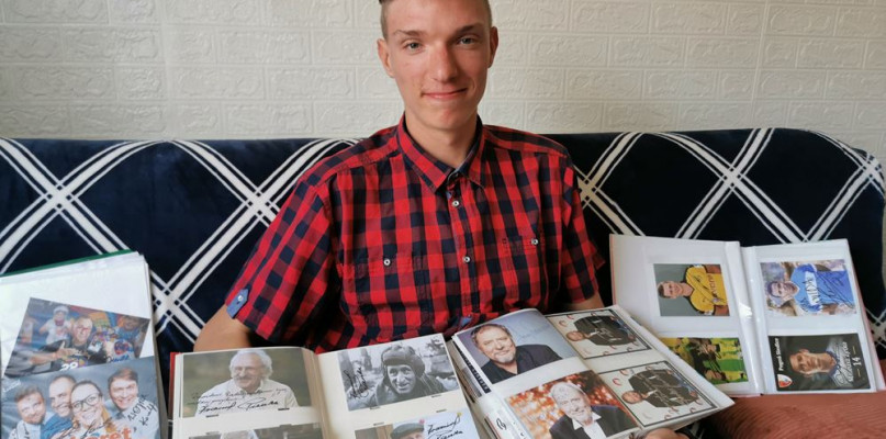 Dawid z częścią swojej kolekcji Fot. JJ 