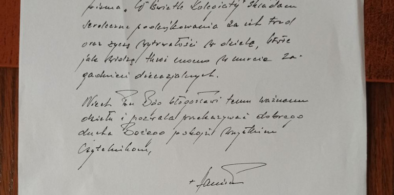 W liście arcybiskup m.in. dziękuje redaktorom za ich dotychczasową pracę. Fot. MT