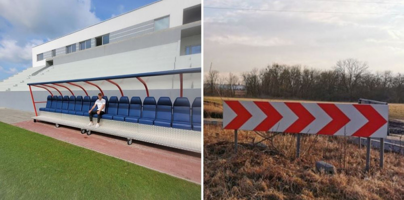 Stadion i obwodnica od dłuższego czasu czekają na ukończenie Fot. Rafał Ratajczak/JJ