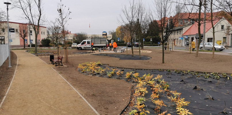 Nowa część Parku Planty w Środzie Fot. JJ