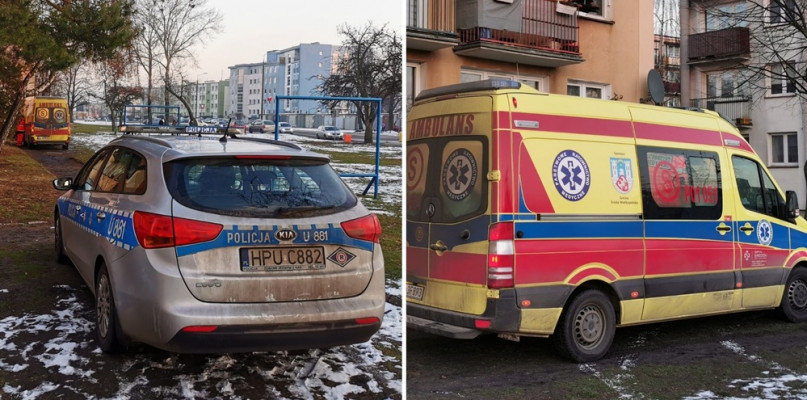 Na miejsce przyjechało pogotowie i policja Fot. JJ
