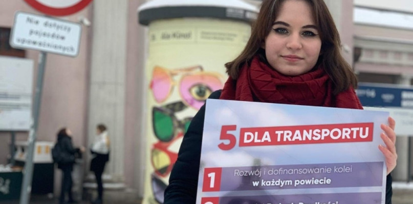 Natalia Jakubczyk w nowej roli Fot. Młoda Lewica 