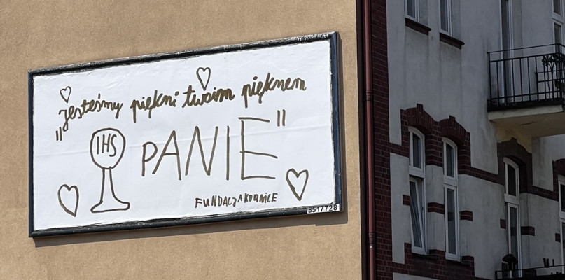 Jeden z banerów znajduje się na ul. Dąbrowskiego w Środzie Fot. MM