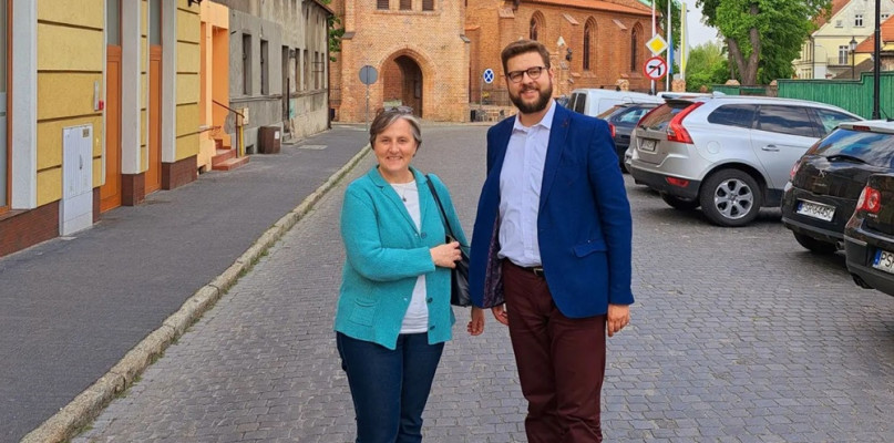 Michał Mikołajczak z profesor Fabiani Fot. archiwum prywatne
