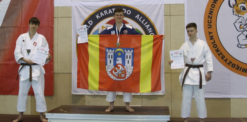 Konstanty Wartecki złoty w kata kadetów Fot. Mikasa