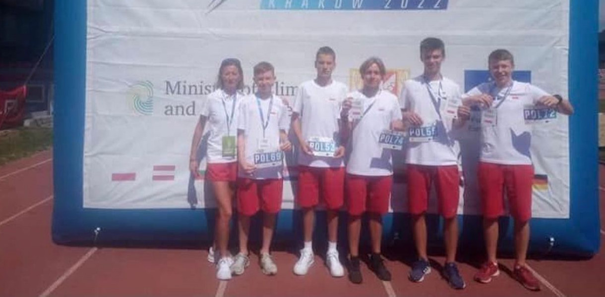 Patryk Rauhut wystąpił w reprezentacji Polski na zawodach Athletics Unlimited Games Fot. ORKAN Środa