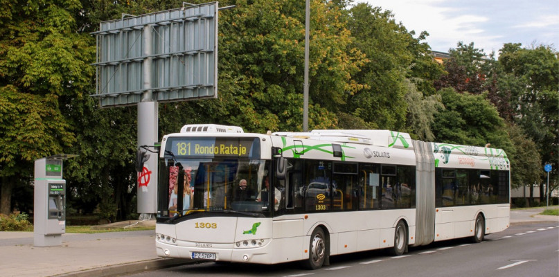 Hybryda produkcji firmy Solaris odwiedziła Poznań Fot. MPK Poznań