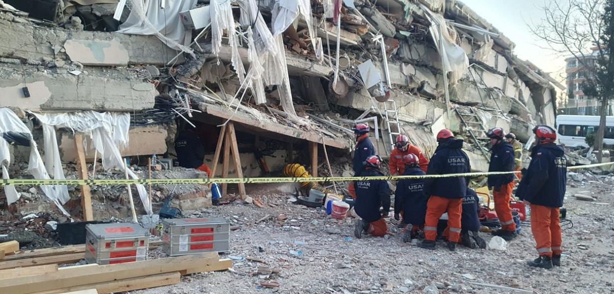 Fot. mł. bryg. Aleksander Mirowski/Państwowa Straż Pożarna/Misja Turcja