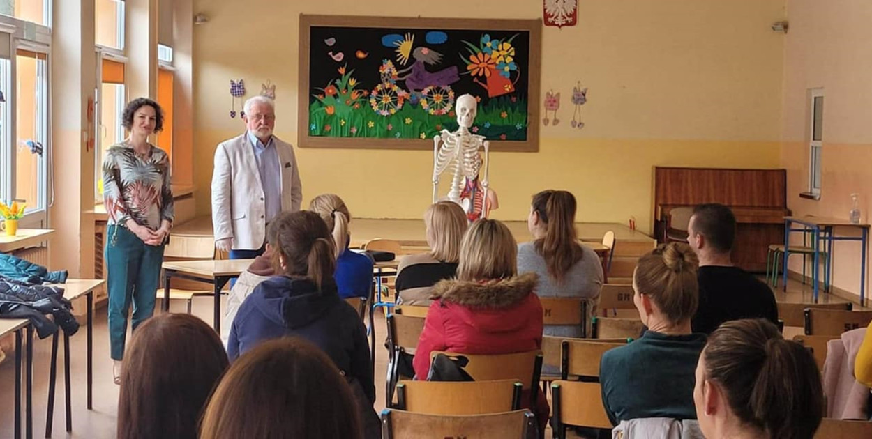 Profesor Franciszek Rajewski w szkole