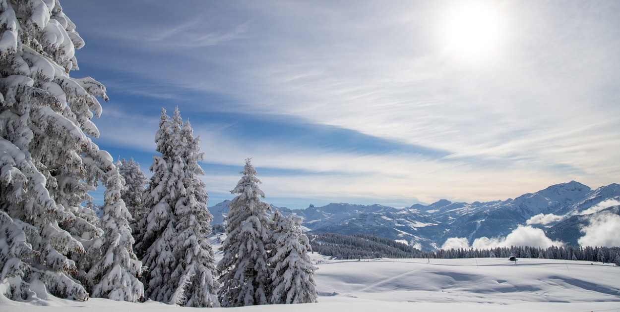 Francja piękna zimą