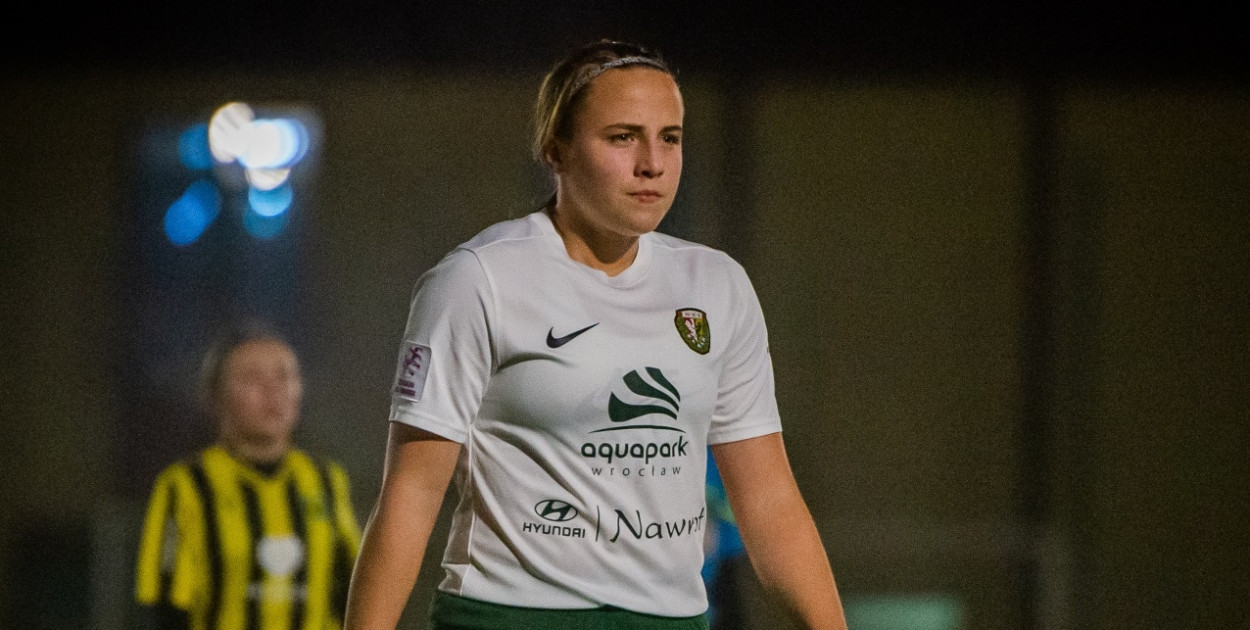 Zawodniczka WKS Śląsk Wrocław Amelia Guzenda Fot. WKS Śląsk Wrocław Piłka Nożna Kobiet