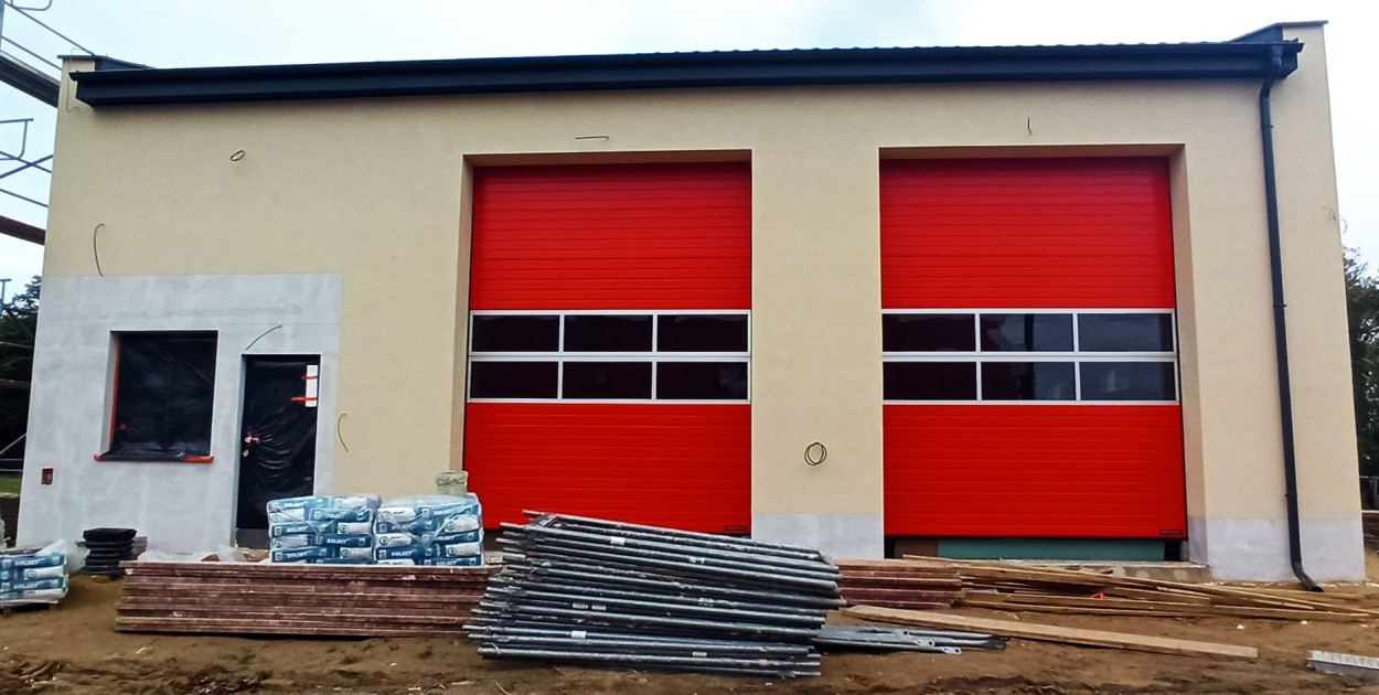 Budowa remizy dynamicznie postępuje