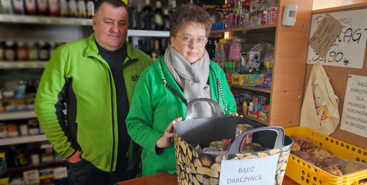 Ewa i Jacek Kajdanowie prowadzą w Jarosławcu sklep ABC