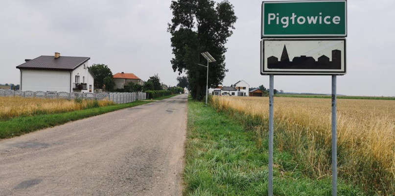 W Pigłowicach poszerzą drogę Fot. JJ 
