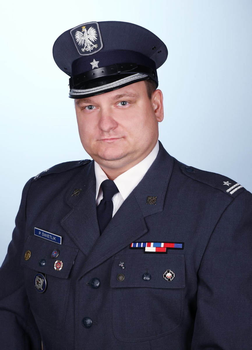 Major Paweł Świetlik. Fot. archiwum prywatne