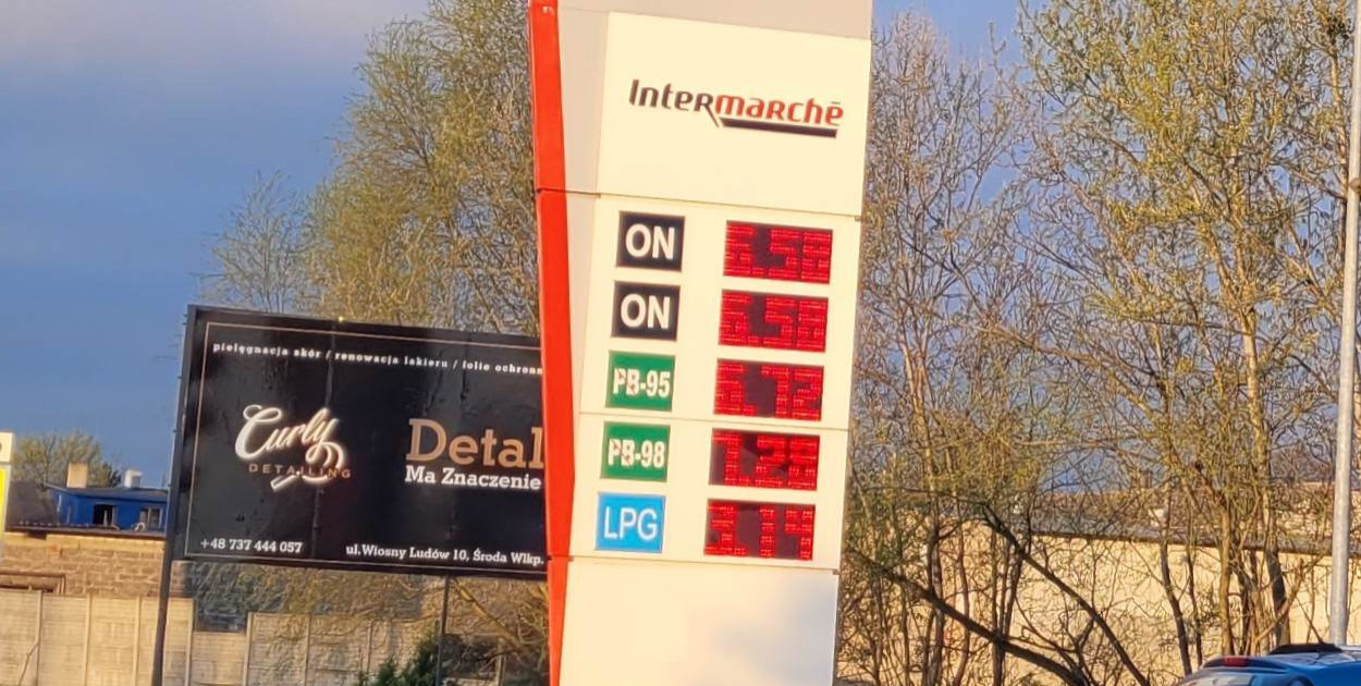 Ceny benzyny w kwietniu 2023 roku
