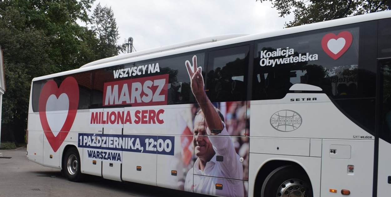 Donald Tusk i Michał Kołodziejczak w Rusiborzu (gmina Środa Wlkp.)