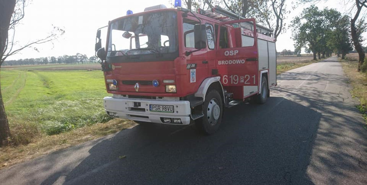 Wóz wystawiono na sprzedaż Fot. Ochotnicza Straż Pożarna Brodowo