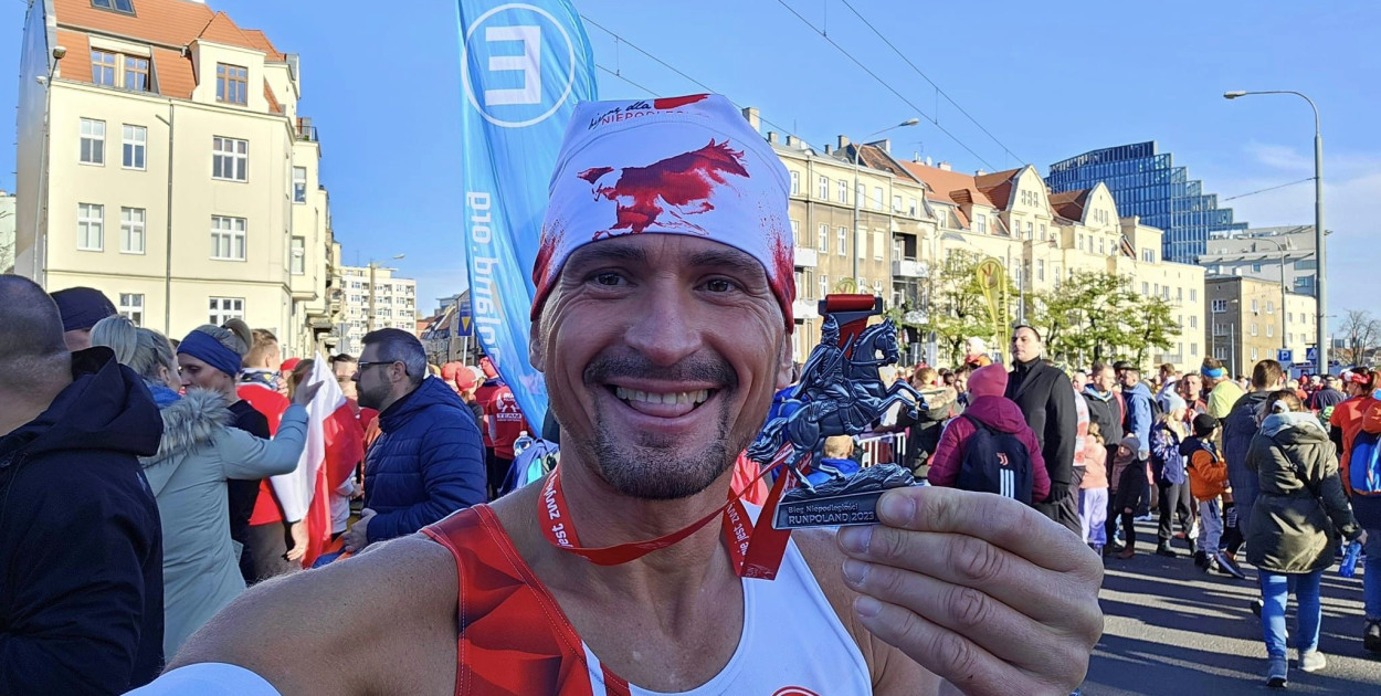 Najszybszy reprezentant ziemi średzkiej w Poznaniu - Krzysztof Dębowski (Polonia)