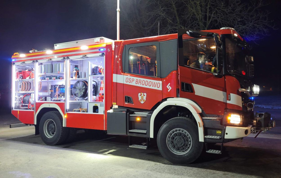Nowy wóz OSP Brodowo