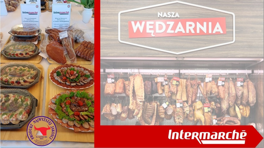 Intermarche w Środzie (Środa Wielkopolska) z nagrodą „Produkt najwyższej jakości w przemyśle mięsnym”