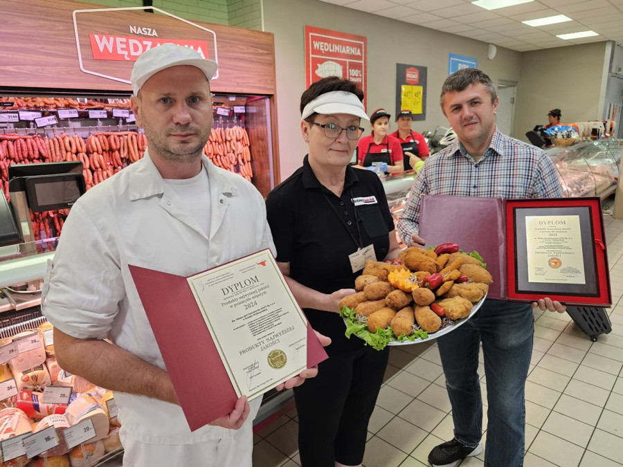 Intermarche w Środzie (Środa Wielkopolska) z nagrodą „Produkt najwyższej jakości w przemyśle mięsnym”