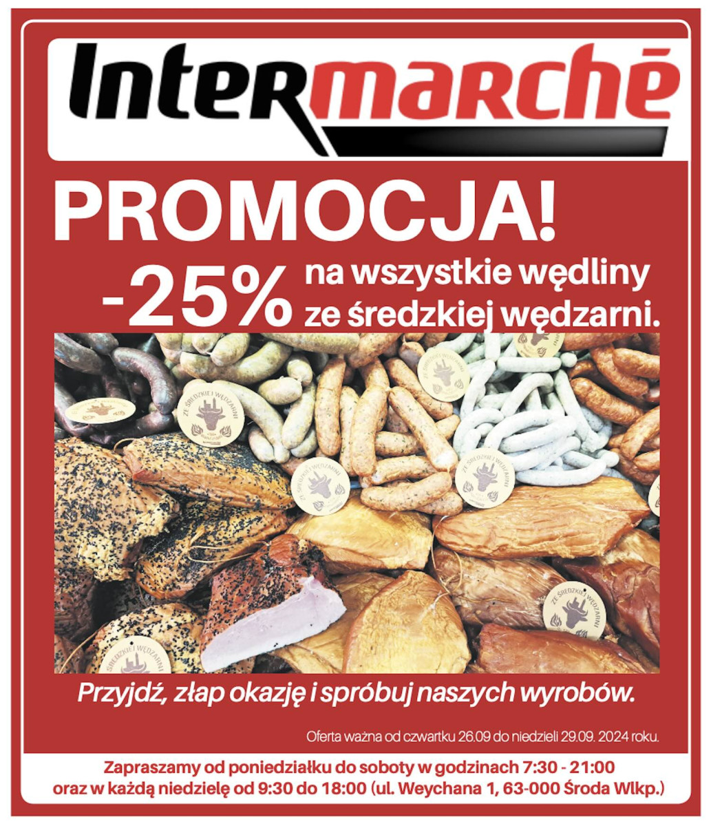 Intermarche w Środzie (Środa Wielkopolska) z nagrodą „Produkt najwyższej jakości w przemyśle mięsnym”