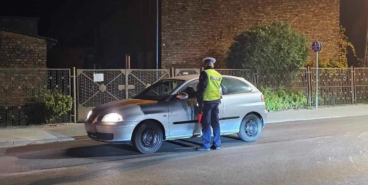 Kontrola trzeźwości. Fotografia poglądowa