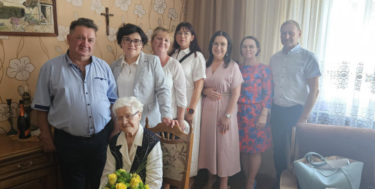 Pani Stefania obchodziła 100 lat Fot. Sołectwo Sulęcinek